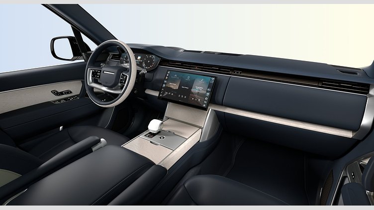 2025 New Land Rover Range Rover Obsidian Black in Gloss finish P400 Petrol Mild Hybrid Long Wheelbase SV