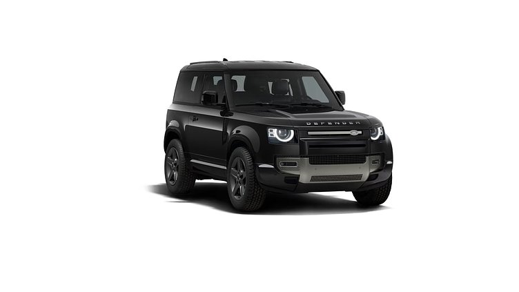 2024 New Land Rover Defender 90 Santorini Black P400 Petrol Mild Hybrid X-Dynamic SE