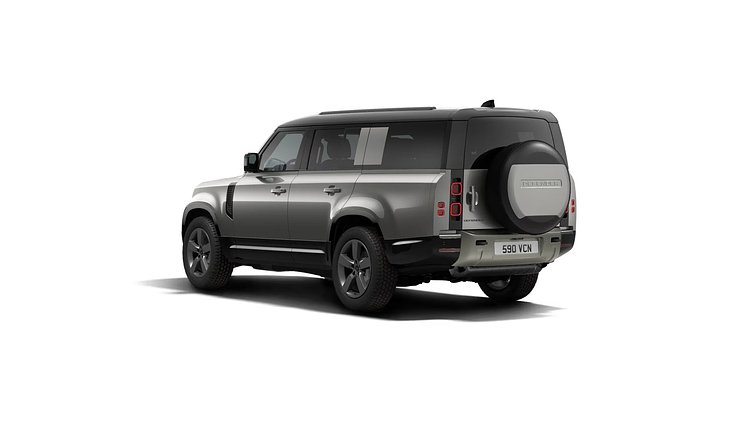 2024 New Land Rover Defender 130 Silicon Silver P400 Petrol Mild Hybrid X-Dynamic HSE