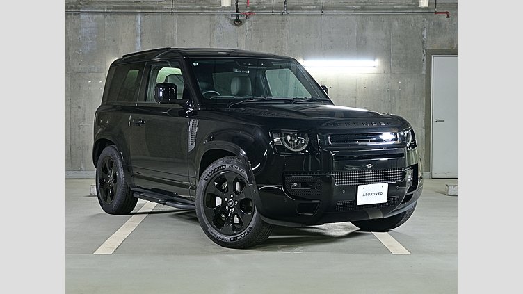2024 認定中古車 Land Rover Defender 90 サントリーニブラック D350 ディーゼルマイルドハイブリッド X-Dynamic HSE