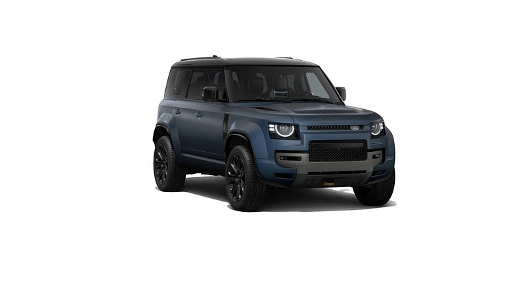 2025 Nowy Land Rover Defender 110 Sargasso Blue P635 OCTA