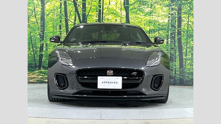 2019 認定中古車 Jaguar F-Type カルパチアン グレー (プレミアム・メタリック) ジャガー 3.0リッターV6 340PS スーパーチャージドガソリン エンジン (オートマチックトランスミッション) F-TYPEクーペ CHEQUERED FLAG