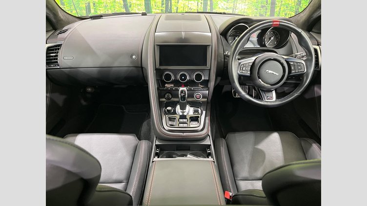 2019 認定中古車 Jaguar F-Type カルパチアン グレー (プレミアム・メタリック) ジャガー 3.0リッターV6 340PS スーパーチャージドガソリン エンジン (オートマチックトランスミッション) F-TYPEクーペ CHEQUERED FLAG