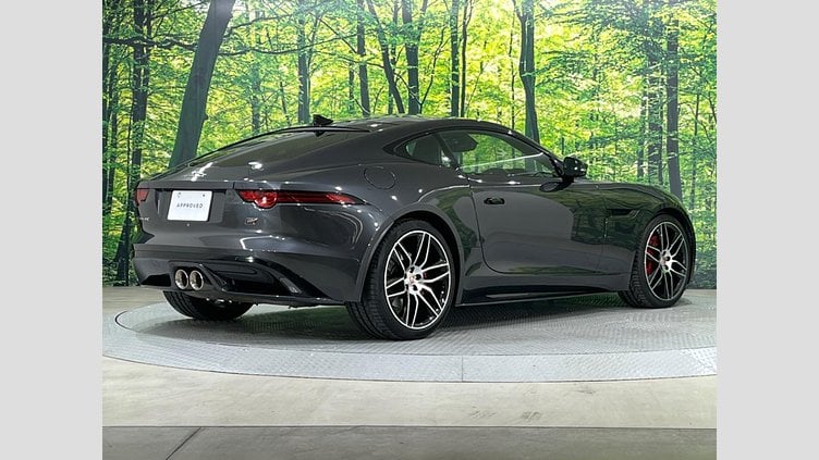 2019 認定中古車 Jaguar F-Type カルパチアン グレー (プレミアム・メタリック) ジャガー 3.0リッターV6 340PS スーパーチャージドガソリン エンジン (オートマチックトランスミッション) F-TYPEクーペ CHEQUERED FLAG