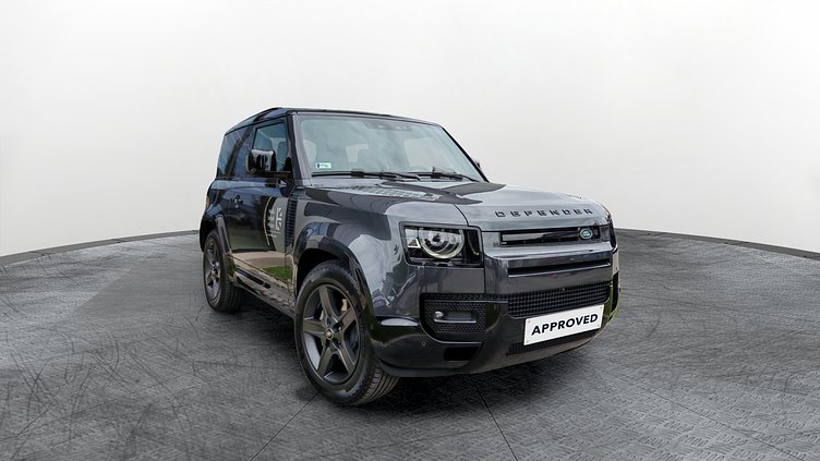 2025 Approved Land Rover Defender 90 Carpathian Grey L663 3.0 AJ20-D6H AWD 3DR RWB 300LE Auto BF663/351CF 25.5MY
 X-Dynamic SE D300