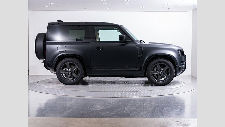 2024 認定中古車 Land Rover Defender 90 サントリーニブラック D350 ディーゼルマイルドハイブリッド X-Dynamic HSE