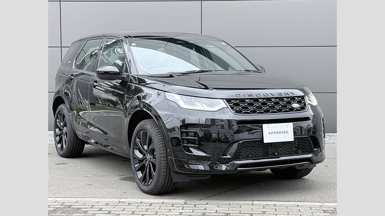 2024 認定中古車 Land Rover Discovery Sport サントリーニブラック プラグインハイブリッド（ガソリン） 標準ホイール Dynamic HSE