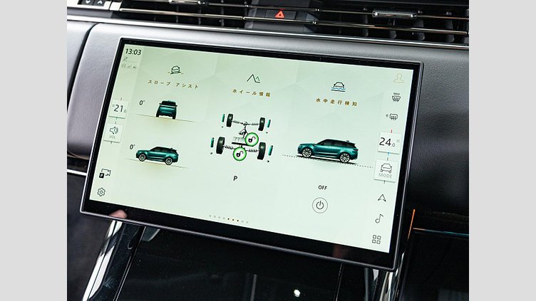 2024 認定中古車 Land Rover Range Rover Sport オストゥーニパールホワイト P550eプラグインハイブリッド（ガソリン） スタンダードホイールベース Dynamic SE