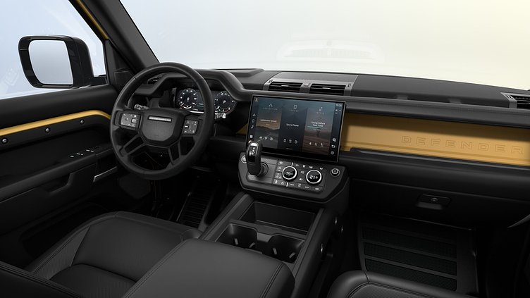 2025 New Land Rover Defender 110 Deep Sandglow Yellow D350 Diesel Mild Hybrid Trophy Edition in Deep Sandglow Yellow