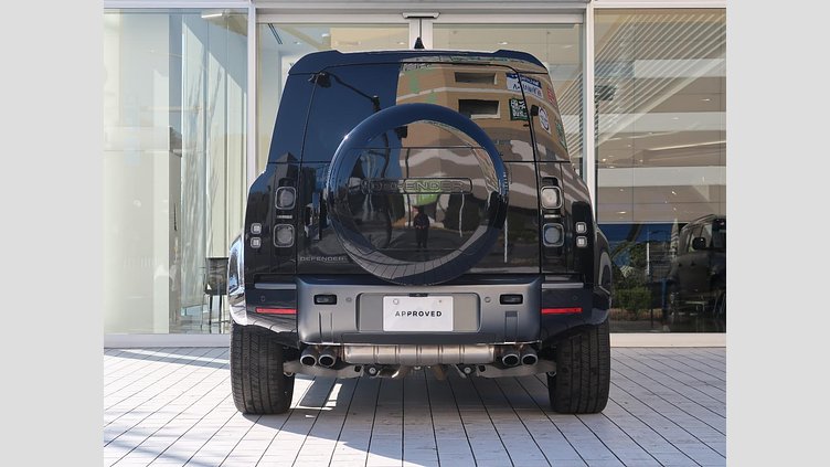 2024 認定中古車 Land Rover Defender 110 サントリーニブラック P525 ガソリン V8