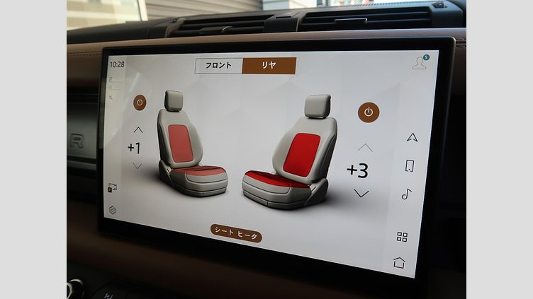 2024 認定中古車 Land Rover Defender 110 サントリーニブラック P525 ガソリン V8