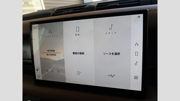 2024 認定中古車 Land Rover Defender 110 サントリーニブラック P525 ガソリン V8