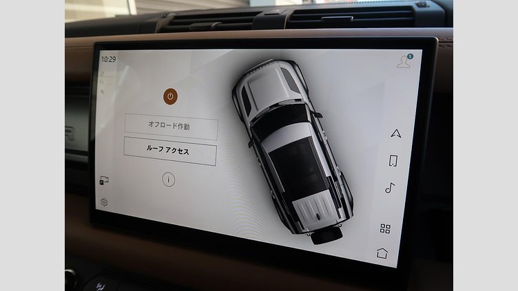 2024 認定中古車 Land Rover Defender 110 サントリーニブラック P525 ガソリン V8