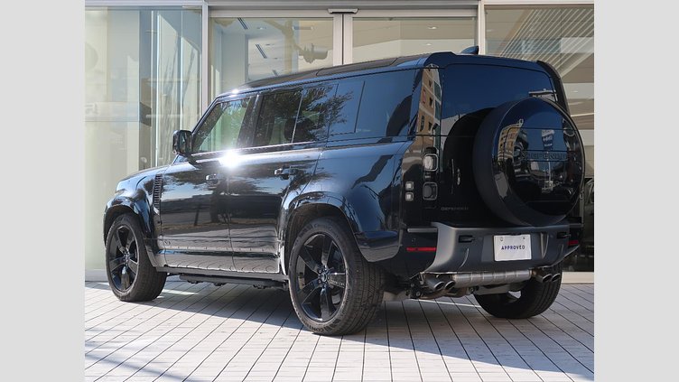 2024 認定中古車 Land Rover Defender 110 サントリーニブラック P525 ガソリン V8