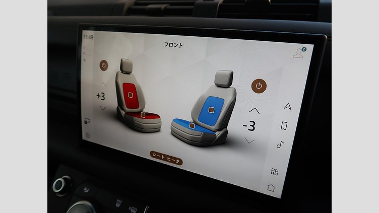 2024 認定中古車 Land Rover Defender 90 サントリーニブラック D350 ディーゼルマイルドハイブリッド X-Dynamic HSE