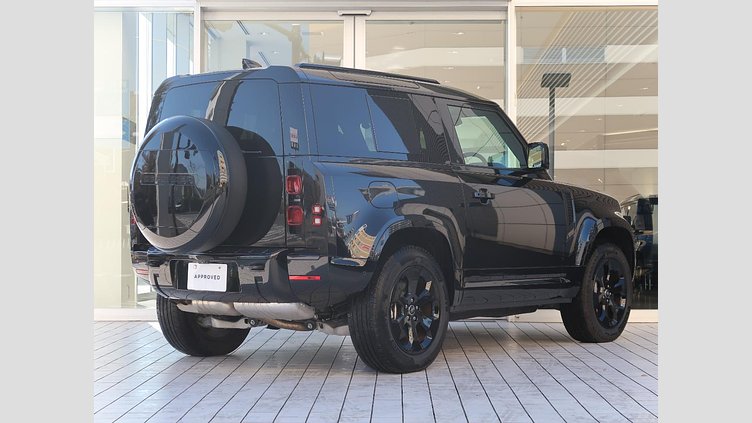 2024 認定中古車 Land Rover Defender 90 サントリーニブラック D350 ディーゼルマイルドハイブリッド X-Dynamic HSE