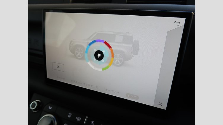 2024 認定中古車 Land Rover Defender 90 サントリーニブラック D350 ディーゼルマイルドハイブリッド X-Dynamic HSE