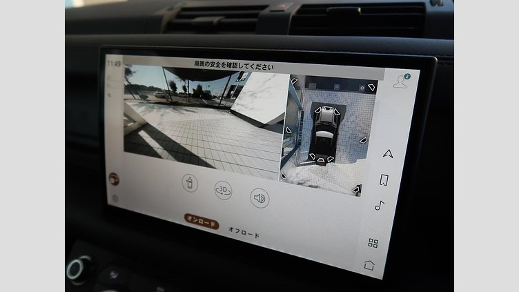 2024 認定中古車 Land Rover Defender 90 サントリーニブラック D350 ディーゼルマイルドハイブリッド X-Dynamic HSE