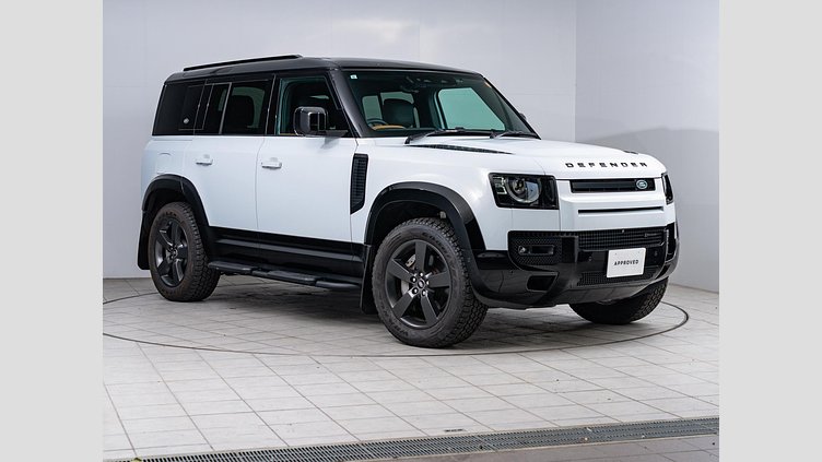 2023 認定中古車 Land Rover Defender 110 ユーロンホワイト D300 AWD（AT） X-DYNAMIC HSE　D300　コイルサスペンション