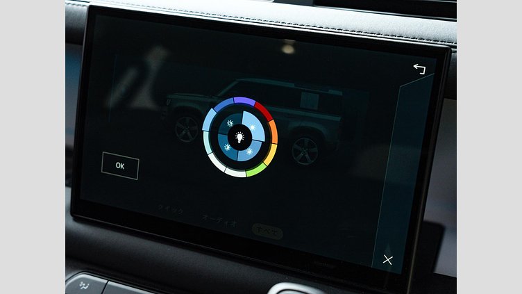 2024 認定中古車 Land Rover Defender 110 タスマンブルー P300 ガソリン X-Dynamic SE P300 コイルサスペンション