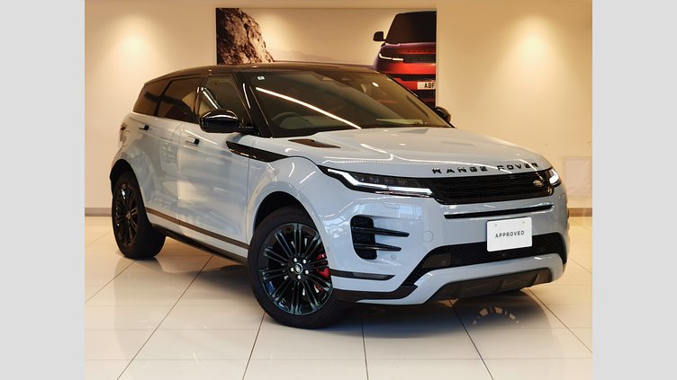 2024 認定中古車 Land Rover Range Rover Evoque アロイオスグレイ P300eプラグインハイブリッド（ガソリン） スタンダードホイールベース DYNAMIC HSE