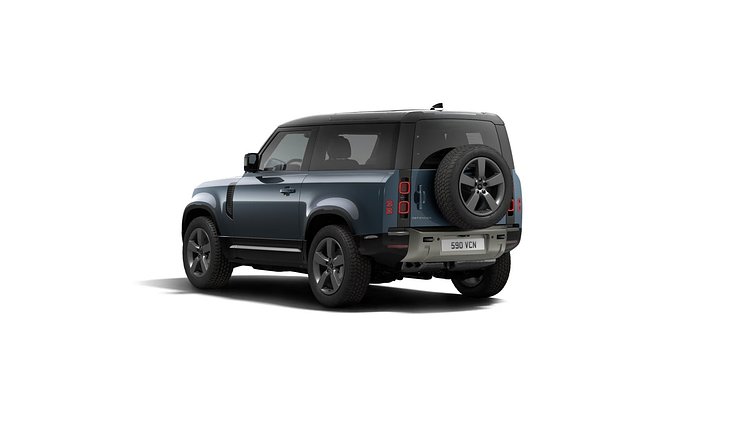 2025 新車 Land Rover Defender 90 タスマンブルー D350 ディーゼルマイルドハイブリッド X-Dynamic HSE