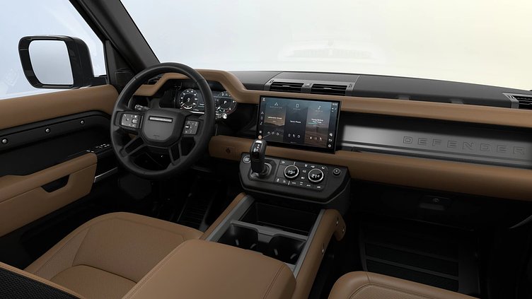 2025 新車 Land Rover Defender 130 サントリーニブラック D350 ディーゼルマイルドハイブリッド X