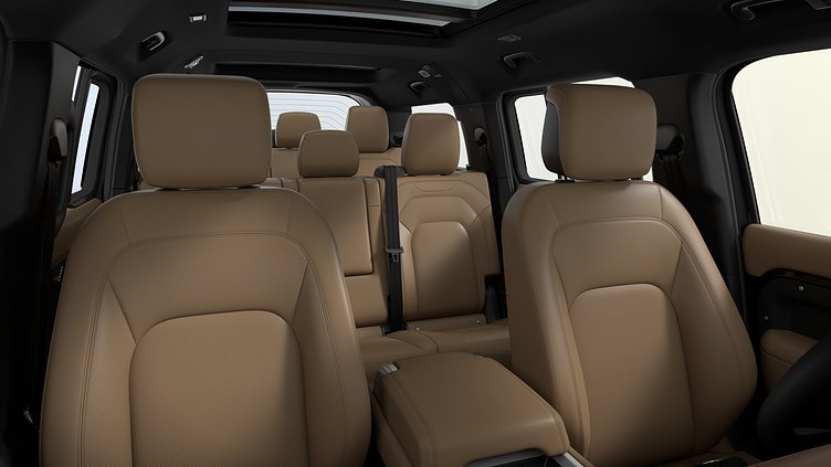 2025 Mới Land Rover Defender 130 Xanh lá Woolstone Green P400 Xăng Hybrid điện nhẹ (MHEV) X-Dynamic SE