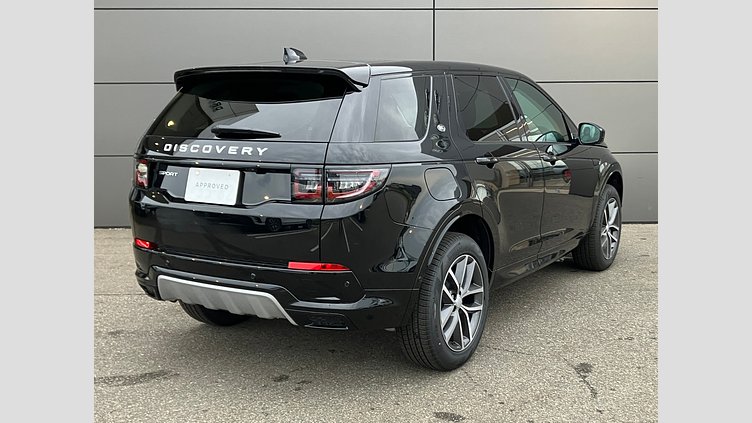 2024 認定中古車 Land Rover Discovery Sport サントリーニブラック D200マイルドハイブリッド（ディーゼル） 標準ホイール S