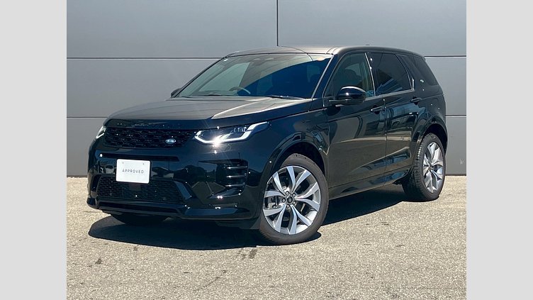 2025 認定中古車 Land Rover Discovery Sport サントリーニブラック プラグインハイブリッド（ガソリン） 標準ホイール Dynamic HSE