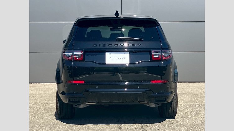 2025 認定中古車 Land Rover Discovery Sport サントリーニブラック プラグインハイブリッド（ガソリン） 標準ホイール Dynamic HSE