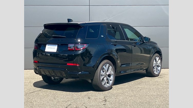 2025 認定中古車 Land Rover Discovery Sport サントリーニブラック プラグインハイブリッド（ガソリン） 標準ホイール Dynamic HSE