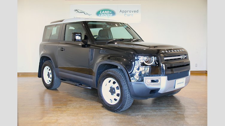 2023 認定中古車 Land Rover Defender 90 Santorini Black 2.0 litre i4P Petrol Standard P300