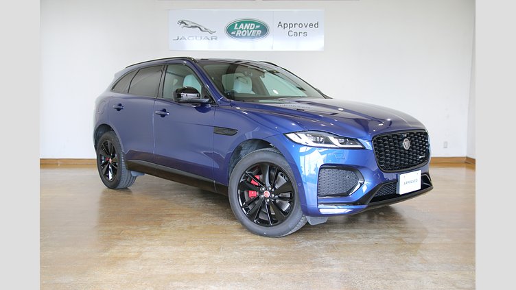 2023 認定中古車 Jaguar F-Pace ブルーファイアブルー P250 AWD（オートマチック） R-DYNAMIC BLACK CURATED FOR JAPAN