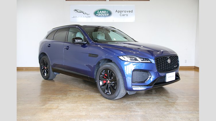 2023 認定中古車 Jaguar F-Pace ブルーファイアブルー P250 AWD（オートマチック） R-DYNAMIC BLACK CURATED FOR JAPAN