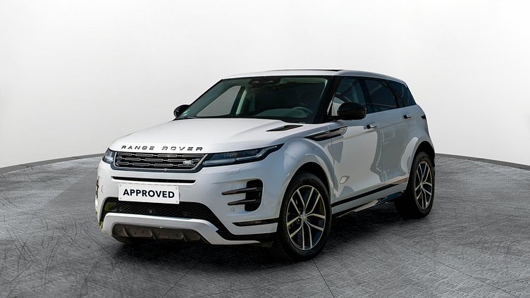 2024 Approved Land Rover Range Rover Evoque Ostuni Pearl White Ingenium 2,0 literes, soros négyhengeres 204 lóerős dízelmotor (automata), összkerékhajtás Dynamic SE D200