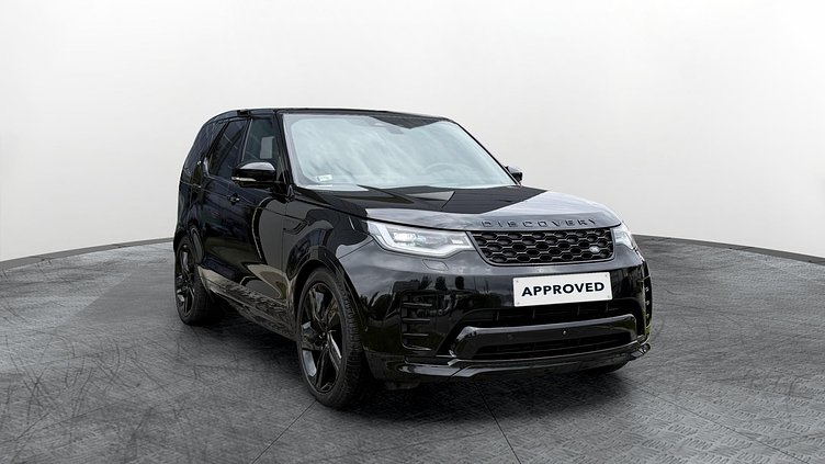 2024 Approved Land Rover Discovery Santorini Black 3.0 literes, soros 6 hengeres dízel, 300LE, automata váltó, összkerékhajtás Dynamic HSE	D300