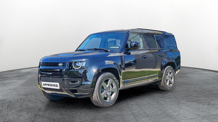 2025 Approved Land Rover Defender 130 Santorini Black 3.0 literes, soros 6 hengeres dízel, 300LE, automata váltó, összkerékhajtás X-Dynamic HSE D300