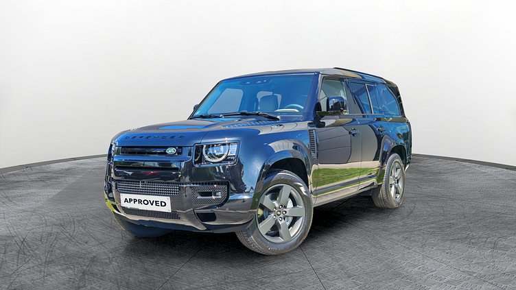 2025 Approved Land Rover Defender 130 Santorini Black 3.0 literes, soros 6 hengeres dízel, 300LE, automata váltó, összkerékhajtás X-Dynamic HSE D300