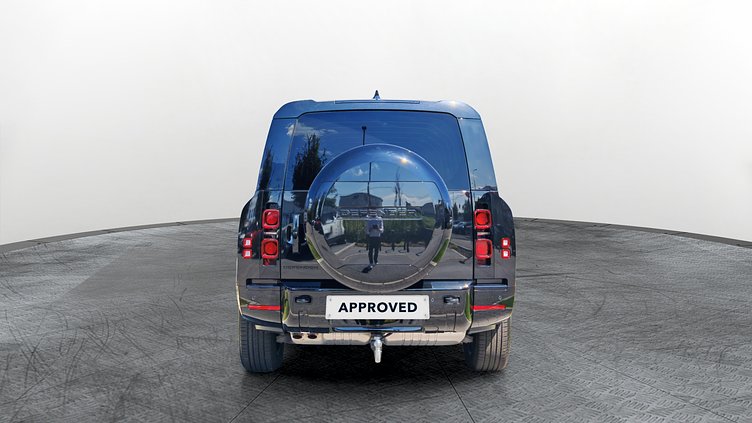 2025 Approved Land Rover Defender 130 Santorini Black 3.0 literes, soros 6 hengeres dízel, 300LE, automata váltó, összkerékhajtás X-Dynamic HSE D300