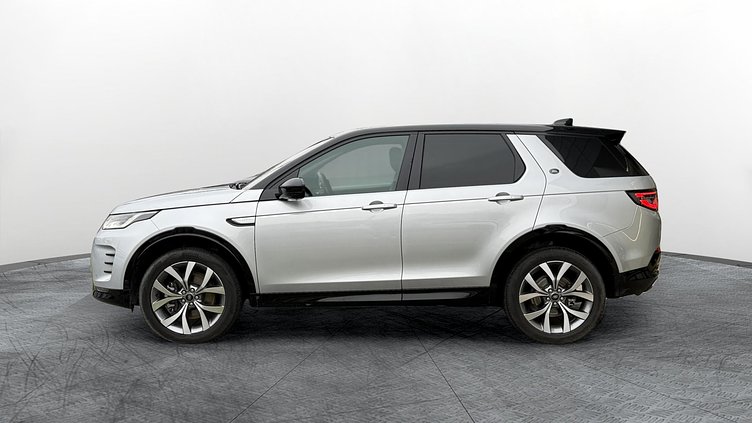 2024 Approved Land Rover Discovery Sport Hakuba Silver Ingenium 2,0 literes, soros négyhengeres 204 LE mild hybrid dízelmotor (automata), összkerékhajtás Normál tengelytáv Dynamic HSE