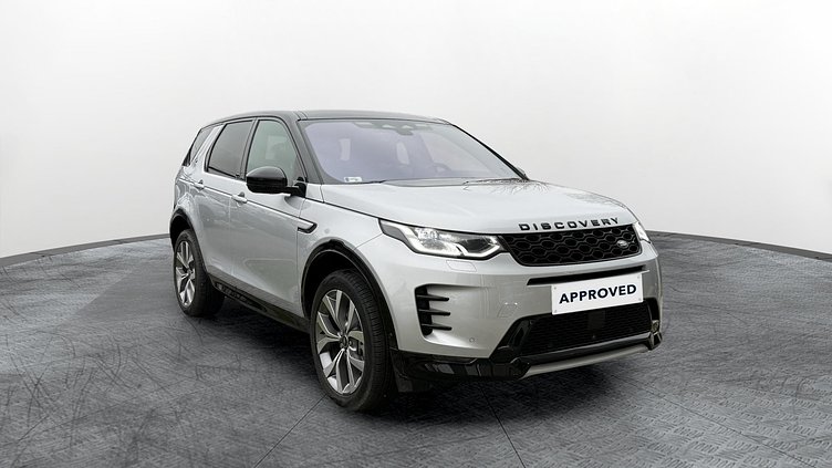 2024 Approved Land Rover Discovery Sport Hakuba Silver Ingenium 2,0 literes, soros négyhengeres 204 LE mild hybrid dízelmotor (automata), összkerékhajtás Normál tengelytáv Dynamic HSE