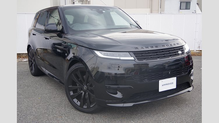 2023 認定中古車 Land Rover Range Rover Sport サントリーニブラック 3.0リッター6気筒400PSターボチャージドガソリンMHEV（オートマチック） FIRST EDITION