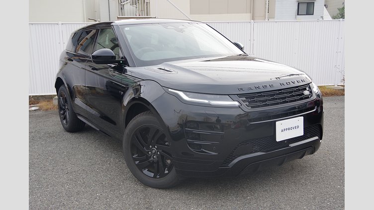 2024 認定中古車 Land Rover Range Rover Evoque サントリーニブラック D200マイルドハイブリッド（ディーゼル） スタンダードホイールベース DYNAMIC SE