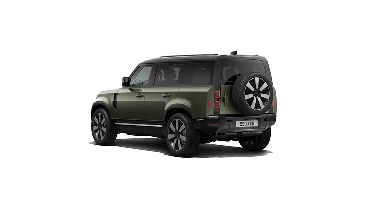 2025 NAUJI AUTOMOBILIAI Land Rover Defender 110 Woolstone Green D350 Diesel Mild Hybrid X-Dynamic HSE