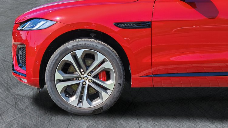 2024 Approved Jaguar F-Pace Firenze Red Ingenium 2,0 literes, soros négyhengeres 404 LE plug-in hybrid benzinmotor (automata), összkerékhajtás R-DYNAMIC HSE P400e