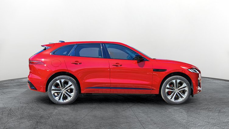 2024 Approved Jaguar F-Pace Firenze Red Ingenium 2,0 literes, soros négyhengeres 404 LE plug-in hybrid benzinmotor (automata), összkerékhajtás R-DYNAMIC HSE P400e