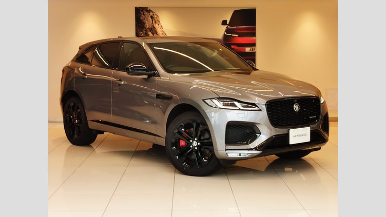 2024 認定中古車 Jaguar F-Pace アイガーグレイ P400e ガソリン プラグインハイブリッド R-DYNAMIC HSE