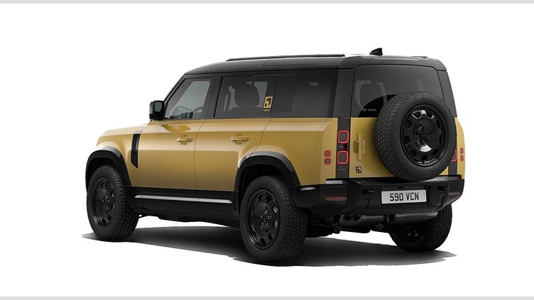 2025 Ново Land Rover Defender 110 Deep Sandglow Yellow D350 Diesel Mild Hybrid Trophy Edition in Deep Sandglow Yellow