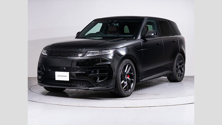 2023 認定中古車 Land Rover Range Rover Sport サントリーニブラック 3.0リッター6気筒300PSターボチャージドディーゼルMHEV（オートマチック） DYNAMIC SE